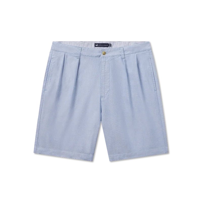 Men's elastic waistband lounge shorts for lazy weekends at homeOxford Regatta Short - 8in. Pleated Men's elastic waistband lounge shorts for lazy weekends at homeOxford Regatta Short - 8in. Pleated