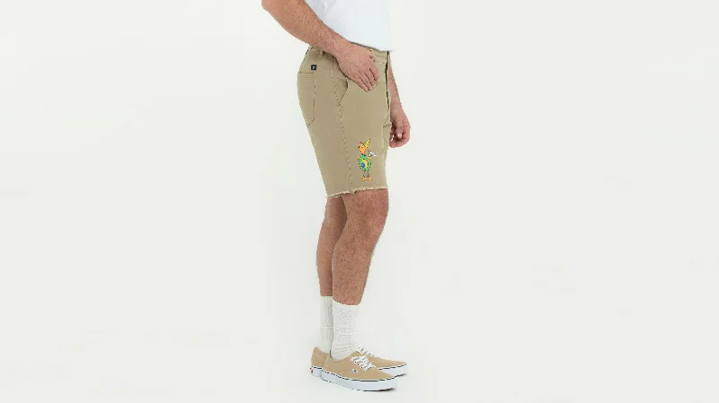 Men's side - stripe track shorts for a sporty running lookPride Short