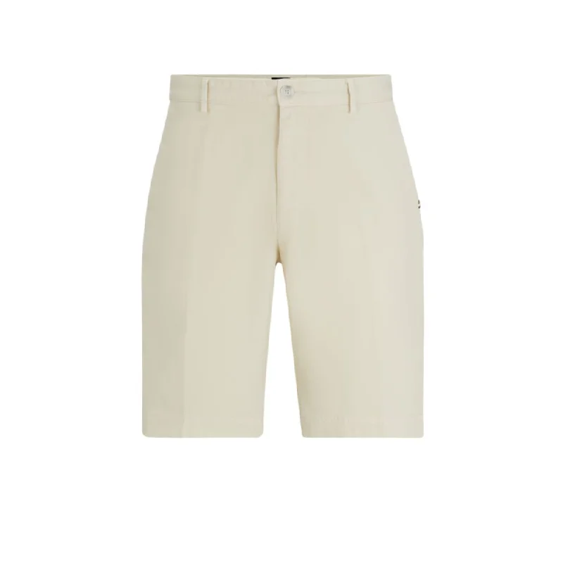 Men's flat - front chino shorts for semi - formal summer eventsSlim-fit shorts in stretch-cotton gabardine Men's flat - front chino shorts for semi - formal summer eventsSlim-fit shorts in stretch-cotton gabardine
