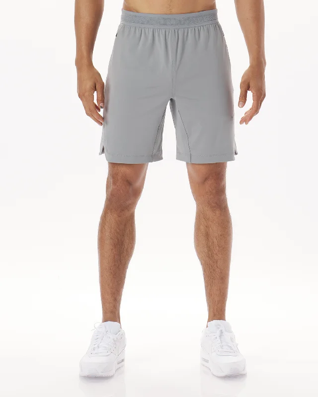 Men's floral print silk blend shorts for a unique night - out lookStrand Short Medium Gray Men's floral print silk blend shorts for a unique night - out lookStrand Short Medium Gray