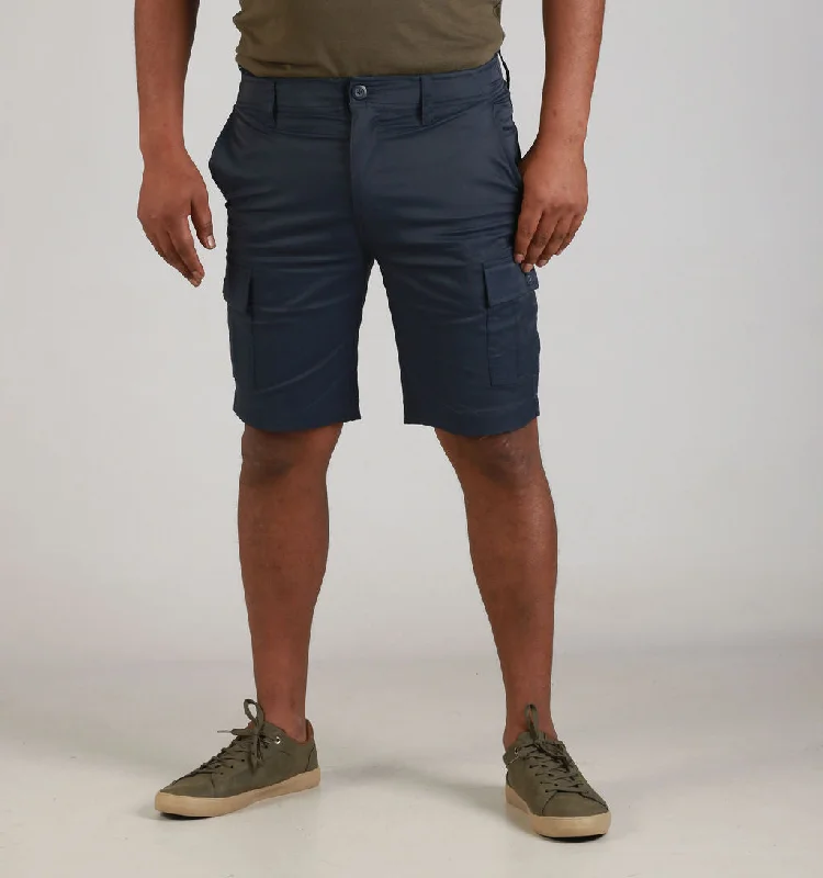 Men's checkered pattern wool shorts for a stylish winter layering optionSTRETCH CARGO S24-NVY Men's checkered pattern wool shorts for a stylish winter layering optionSTRETCH CARGO S24-NVY