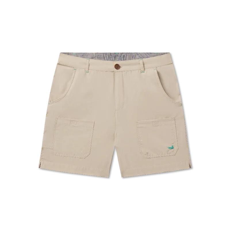 Men's wide - leg linen blend shorts for a relaxed beachside vibeTarpon Flats Fishing Short Men's wide - leg linen blend shorts for a relaxed beachside vibeTarpon Flats Fishing Short
