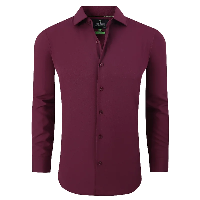 Men's distressed denim - look t - shirts with a rugged appealTom Baine Performance Stretch Solid Button Down Men's distressed denim - look t - shirts with a rugged appealTom Baine Performance Stretch Solid Button Down