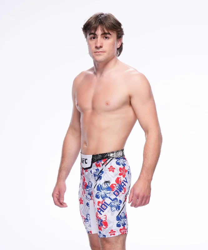 Men's pastel - colored cotton shorts for a spring - friendly outfitUFC Unrivaled by VENUM Max Holloway Men’s Vale Tudo Short – White Men's pastel - colored cotton shorts for a spring - friendly outfitUFC Unrivaled by VENUM Max Holloway Men’s Vale Tudo Short – White