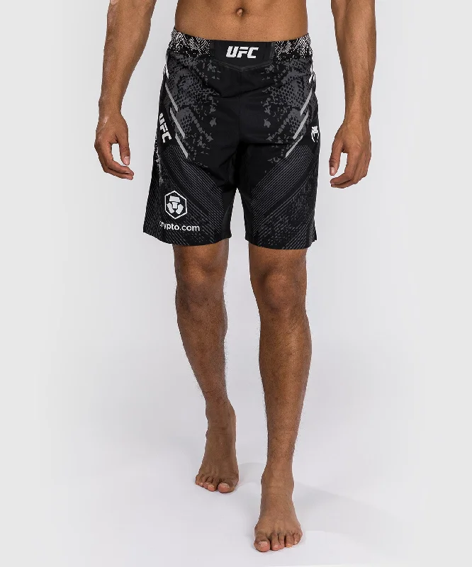 Men's pastel - colored cotton shorts for a spring - friendly outfitUFC Adrenaline by Venum Authentic Fight Night Men's Fight Short - Long Fit - Black Men's pastel - colored cotton shorts for a spring - friendly outfitUFC Adrenaline by Venum Authentic Fight Night Men's Fight Short - Long Fit - Black