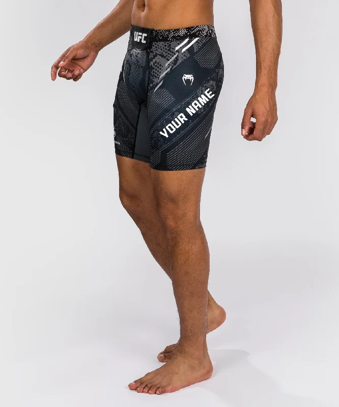 Men's breathable cotton athletic shorts for intense workoutsUFC Adrenaline by Venum Personalized Authentic Fight Night Men’s Vale Tudo Short - Black Men's breathable cotton athletic shorts for intense workoutsUFC Adrenaline by Venum Personalized Authentic Fight Night Men’s Vale Tudo Short - Black