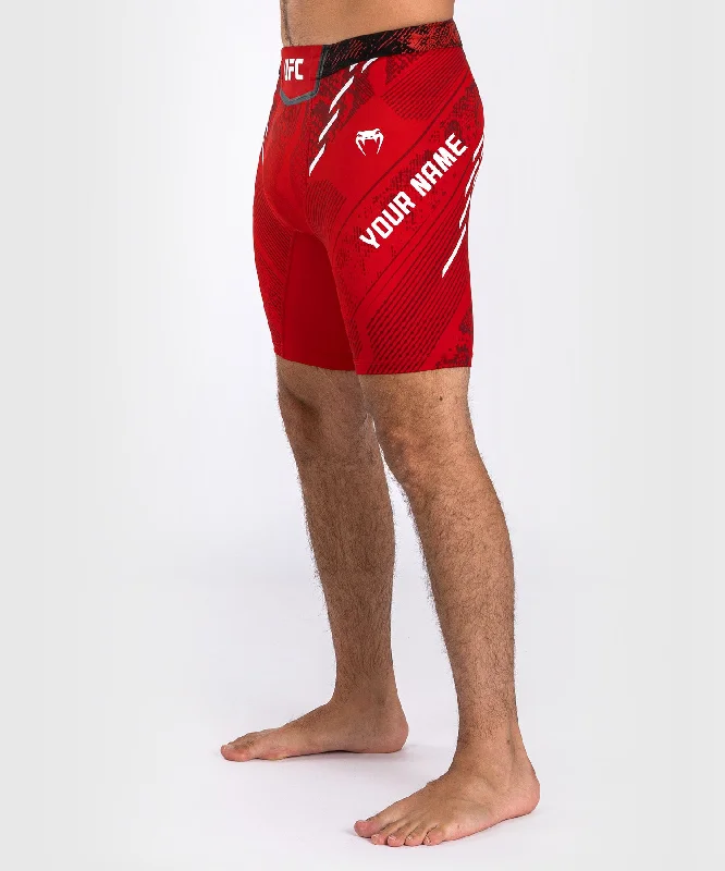 Men's zip - pocket canvas shorts for added functionality during travelUFC Adrenaline by Venum Personalized Authentic Fight Night Men’s Vale Tudo Short - Red Men's zip - pocket canvas shorts for added functionality during travelUFC Adrenaline by Venum Personalized Authentic Fight Night Men’s Vale Tudo Short - Red