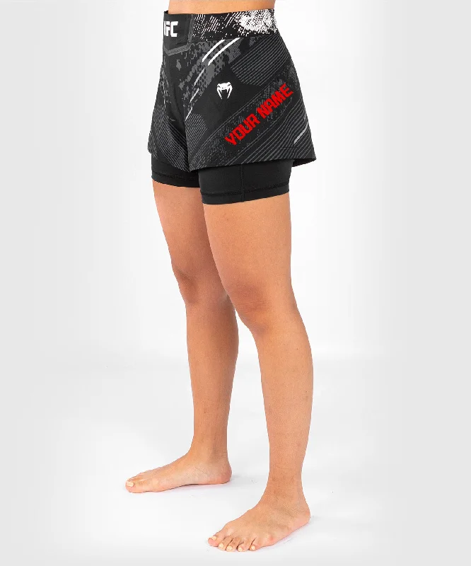 Men's breathable cotton athletic shorts for intense workoutsUFC Adrenaline by Venum Personalized Authentic Fight Night Women’s Fight Short - Black Men's breathable cotton athletic shorts for intense workoutsUFC Adrenaline by Venum Personalized Authentic Fight Night Women’s Fight Short - Black