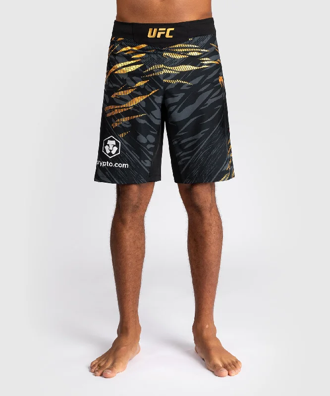 Men's pleated front twill shorts for a classic and sophisticated appearanceUFC Fusion by Venum Authentic Fight Night Men’s Fight Short - Long Fit - Champion Men's pleated front twill shorts for a classic and sophisticated appearanceUFC Fusion by Venum Authentic Fight Night Men’s Fight Short - Long Fit - Champion