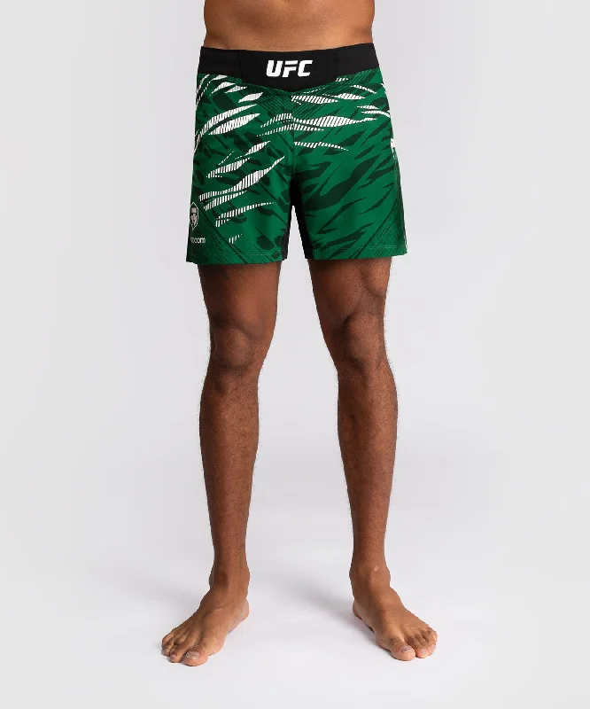 Men's breathable cotton athletic shorts for intense workoutsUFC Fusion by Venum Authentic Fight Night Men’s Fight Short - Short Fit - Green Men's breathable cotton athletic shorts for intense workoutsUFC Fusion by Venum Authentic Fight Night Men’s Fight Short - Short Fit - Green