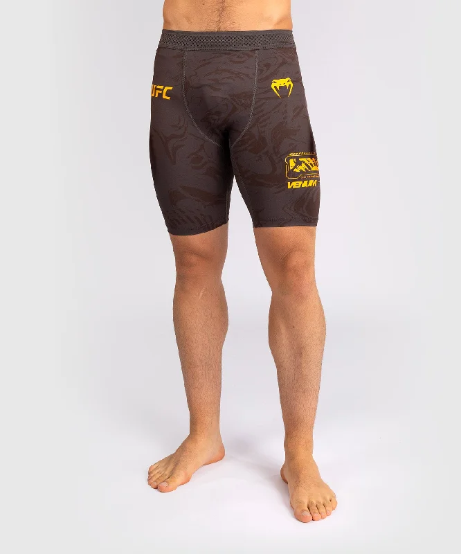 Men's pastel - colored cotton shorts for a spring - friendly outfitUFC Fusion by Venum Fight Week Men’s Vale Tudo Short - Earthen Brown Men's pastel - colored cotton shorts for a spring - friendly outfitUFC Fusion by Venum Fight Week Men’s Vale Tudo Short - Earthen Brown