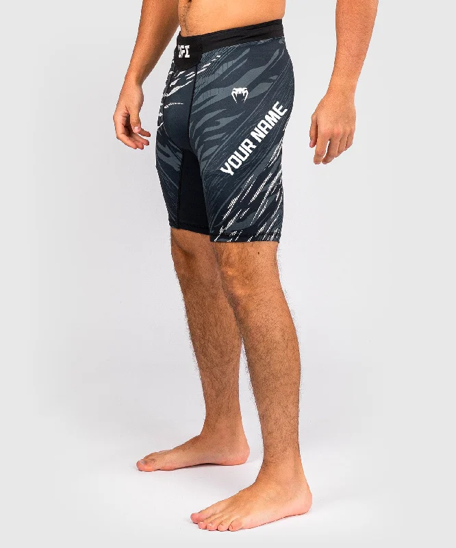 Men's elastic waistband lounge shorts for lazy weekends at homeUFC Fusion by Venum Personalized Authentic Fight Night Men’s Vale Tudo Short - Black Men's elastic waistband lounge shorts for lazy weekends at homeUFC Fusion by Venum Personalized Authentic Fight Night Men’s Vale Tudo Short - Black