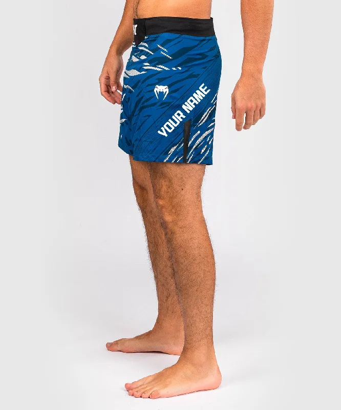 Men's pastel - colored cotton shorts for a spring - friendly outfitUFC Fusion by Venum Personalized Authentic Fight Night Men's Fight Short - Short Fit - Blue Men's pastel - colored cotton shorts for a spring - friendly outfitUFC Fusion by Venum Personalized Authentic Fight Night Men's Fight Short - Short Fit - Blue