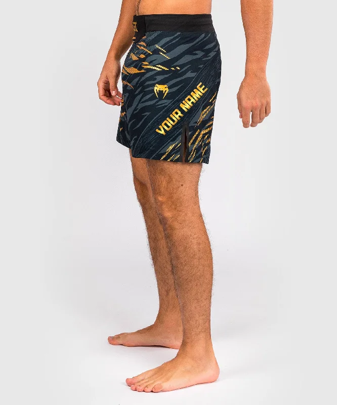 Men's drawstring casual linen shorts for a laid - back summer lookUFC Fusion by Venum Personalized Authentic Fight Night Men's Fight Short - Short Fit - Champion Men's drawstring casual linen shorts for a laid - back summer lookUFC Fusion by Venum Personalized Authentic Fight Night Men's Fight Short - Short Fit - Champion
