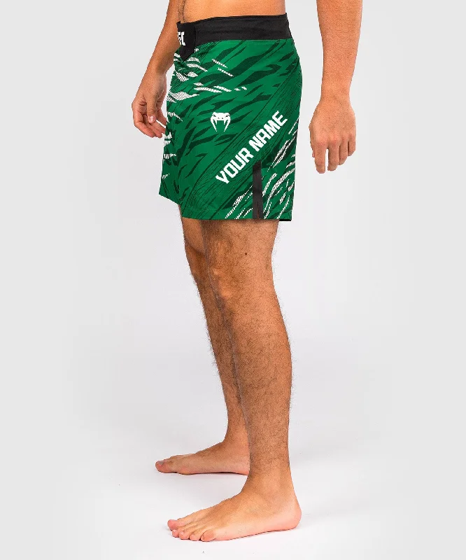 Men's breathable cotton athletic shorts for intense workoutsUFC Fusion by Venum Personalized Authentic Fight Night Men's Fight Short - Short Fit - Green Men's breathable cotton athletic shorts for intense workoutsUFC Fusion by Venum Personalized Authentic Fight Night Men's Fight Short - Short Fit - Green