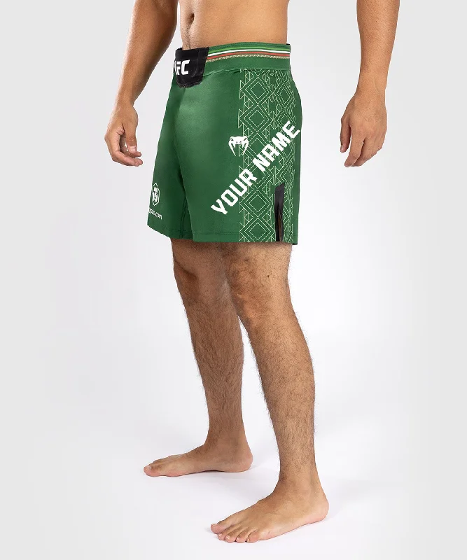 Men's breathable cotton athletic shorts for intense workoutsUFC Noche by Venum Personalized Authentic Fight Night Men's Fight Short - Green Men's breathable cotton athletic shorts for intense workoutsUFC Noche by Venum Personalized Authentic Fight Night Men's Fight Short - Green