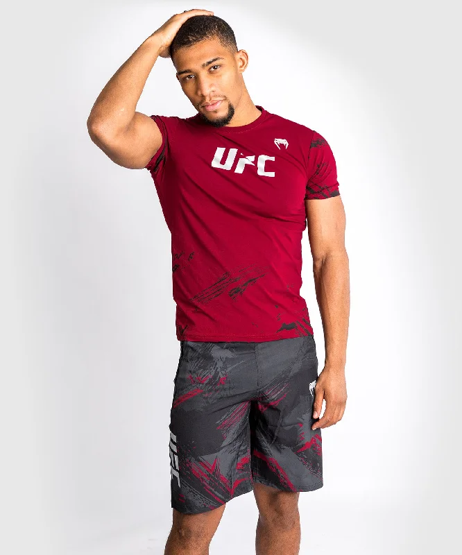 Men's breathable cotton athletic shorts for intense workoutsUFC Venum Authentic Fight Week 2.0 Men’s Performance Short - Black/Red Men's breathable cotton athletic shorts for intense workoutsUFC Venum Authentic Fight Week 2.0 Men’s Performance Short - Black/Red