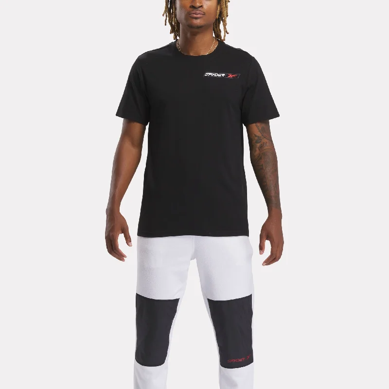 Men's v - neck muscle t - shirts for a body - building aestheticUnisex Spyder X Reebok Collab Tee - Black Men's v - neck muscle t - shirts for a body - building aestheticUnisex Spyder X Reebok Collab Tee - Black
