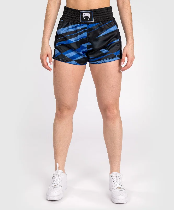 Men's flat - front chino shorts for semi - formal summer eventsVenum Abyss Women’s Muay Thai Shorts - Shadow Blue Men's flat - front chino shorts for semi - formal summer eventsVenum Abyss Women’s Muay Thai Shorts - Shadow Blue