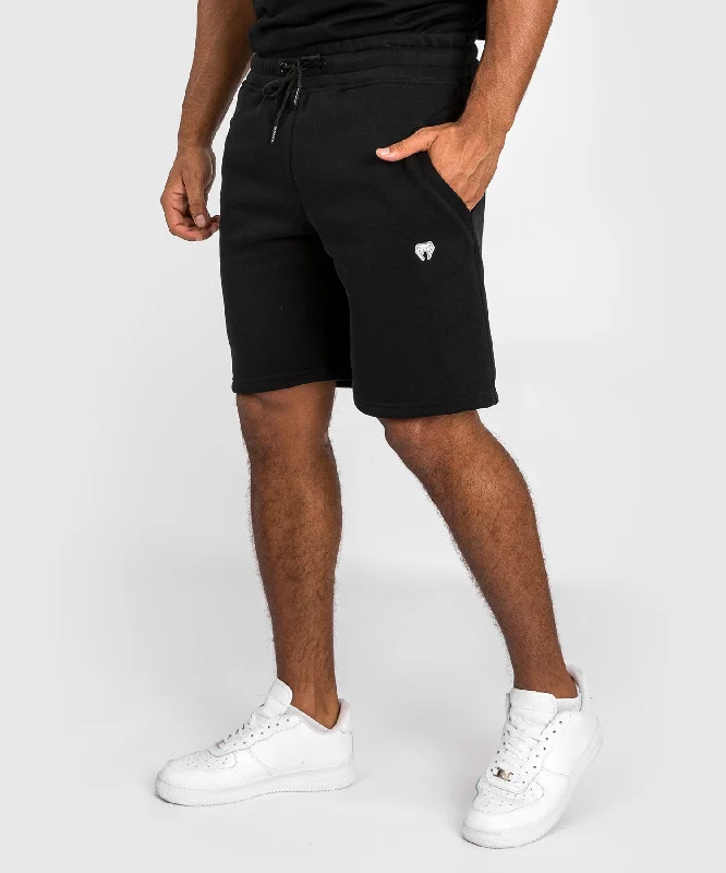 Men's flat - front chino shorts for semi - formal summer eventsVenum Silent Power Cotton Short - Black Men's flat - front chino shorts for semi - formal summer eventsVenum Silent Power Cotton Short - Black