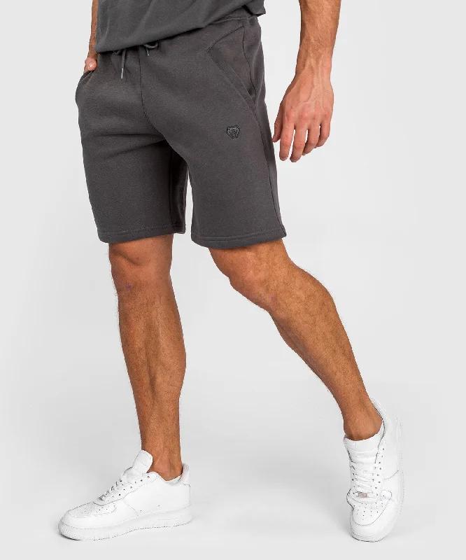 Men's drawstring casual linen shorts for a laid - back summer lookVenum Silent Power Cotton Short Grey Men's drawstring casual linen shorts for a laid - back summer lookVenum Silent Power Cotton Short Grey