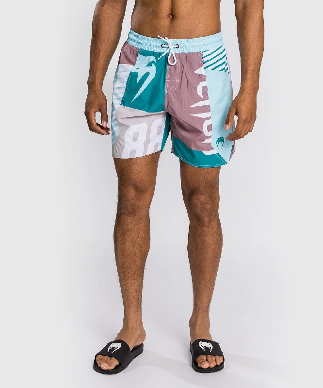 Men's pleated front twill shorts for a classic and sophisticated appearanceVenum Summer 88 Boardshort - Clearwater/Mozaic Blue Men's pleated front twill shorts for a classic and sophisticated appearanceVenum Summer 88 Boardshort - Clearwater/Mozaic Blue
