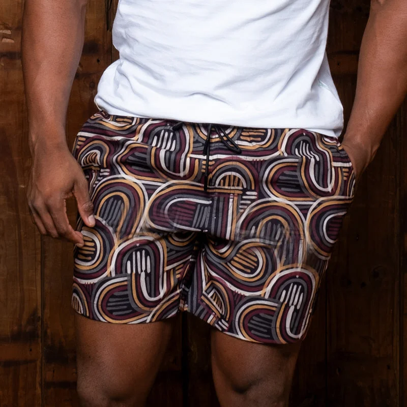 Men's camo print cargo shorts for outdoor adventuresWatercolour Painterly Resort Short 24-25 Mamba Men's camo print cargo shorts for outdoor adventuresWatercolour Painterly Resort Short 24-25 Mamba