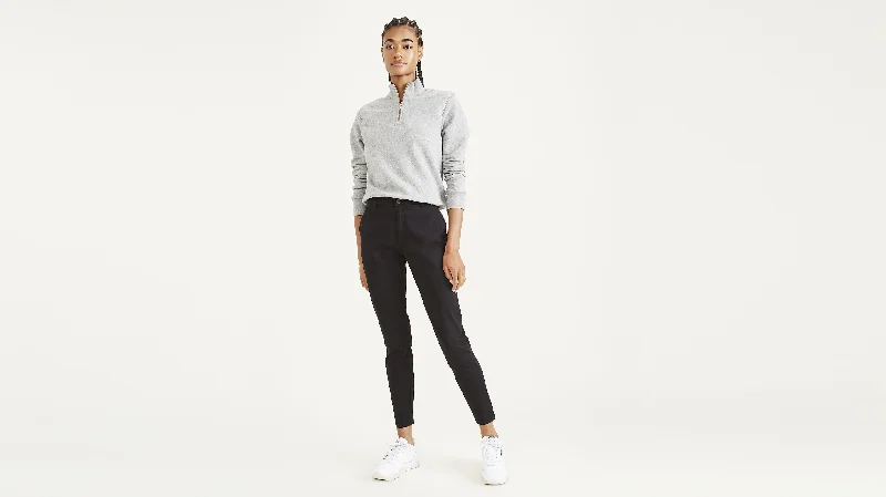 Men's ripped denim shorts for a trendy streetwear aestheticWomen's Skinny Fit Chino Pants Men's ripped denim shorts for a trendy streetwear aestheticWomen's Skinny Fit Chino Pants